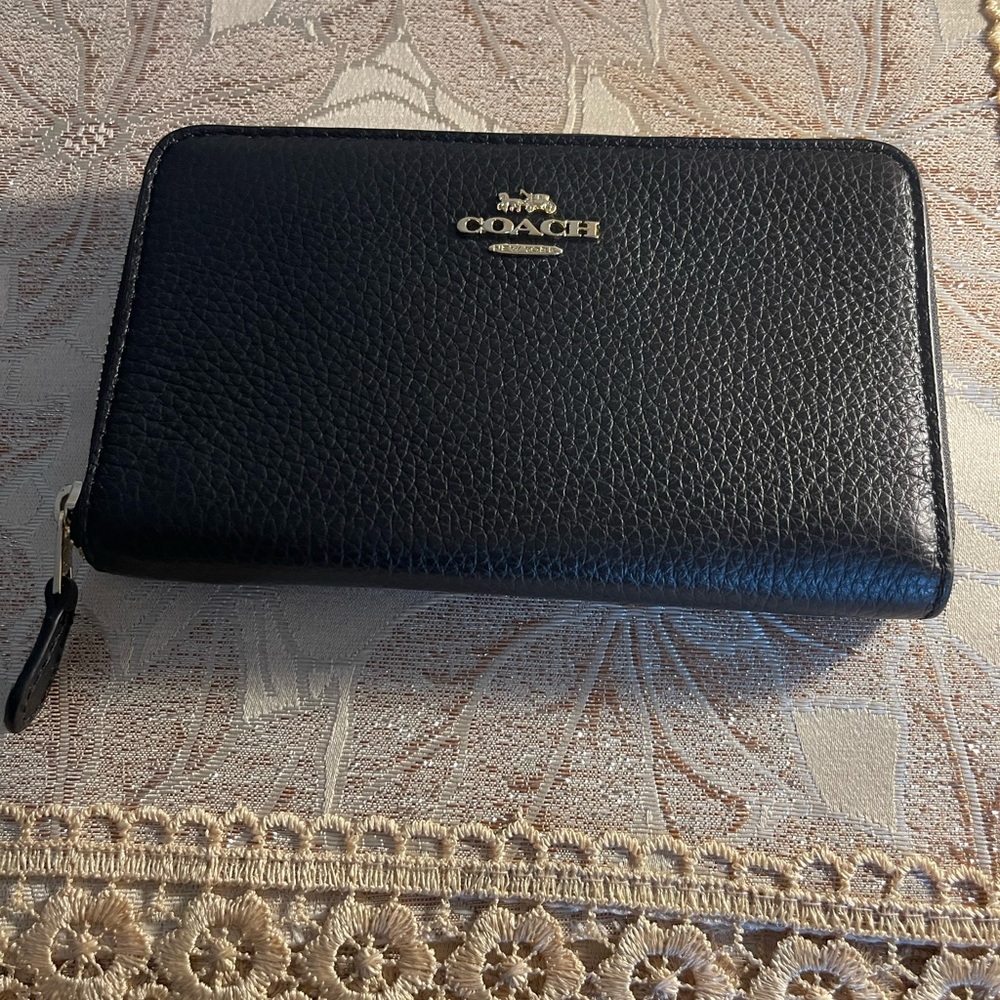 Coach Crossgrain Slim leather Wallet
